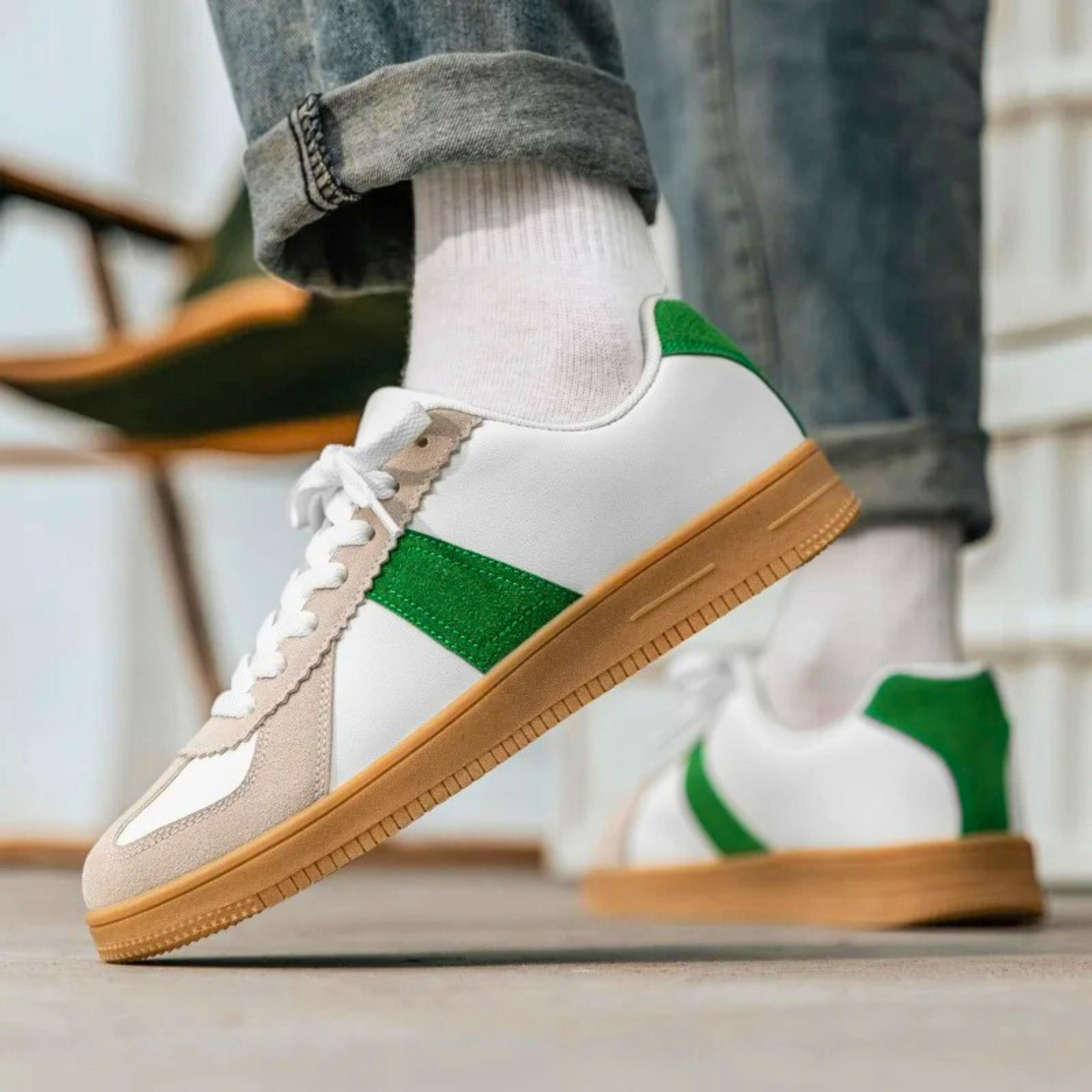 Verde Leather Sneakers