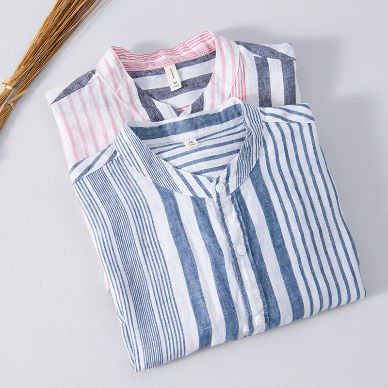 Azure Linen Shirt