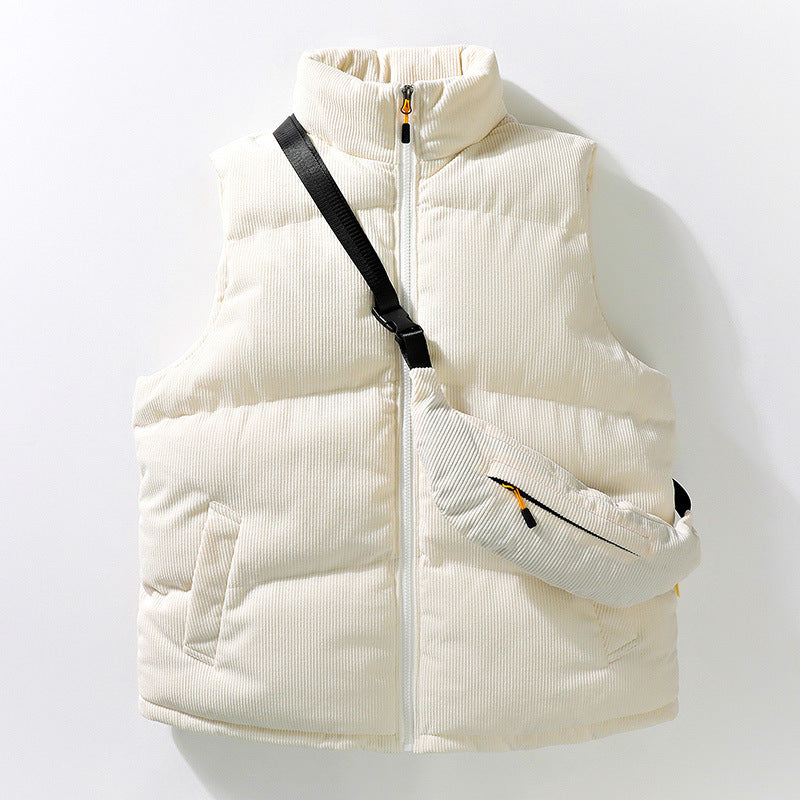 Auburn Cord Vest