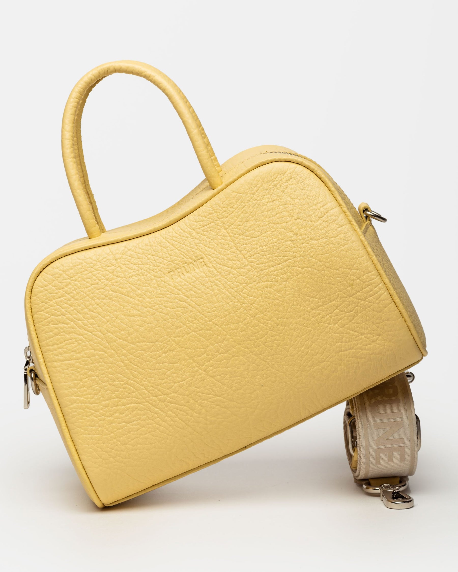 CARTERA DE MANO THE CARTI EN CUERO GRANEADO