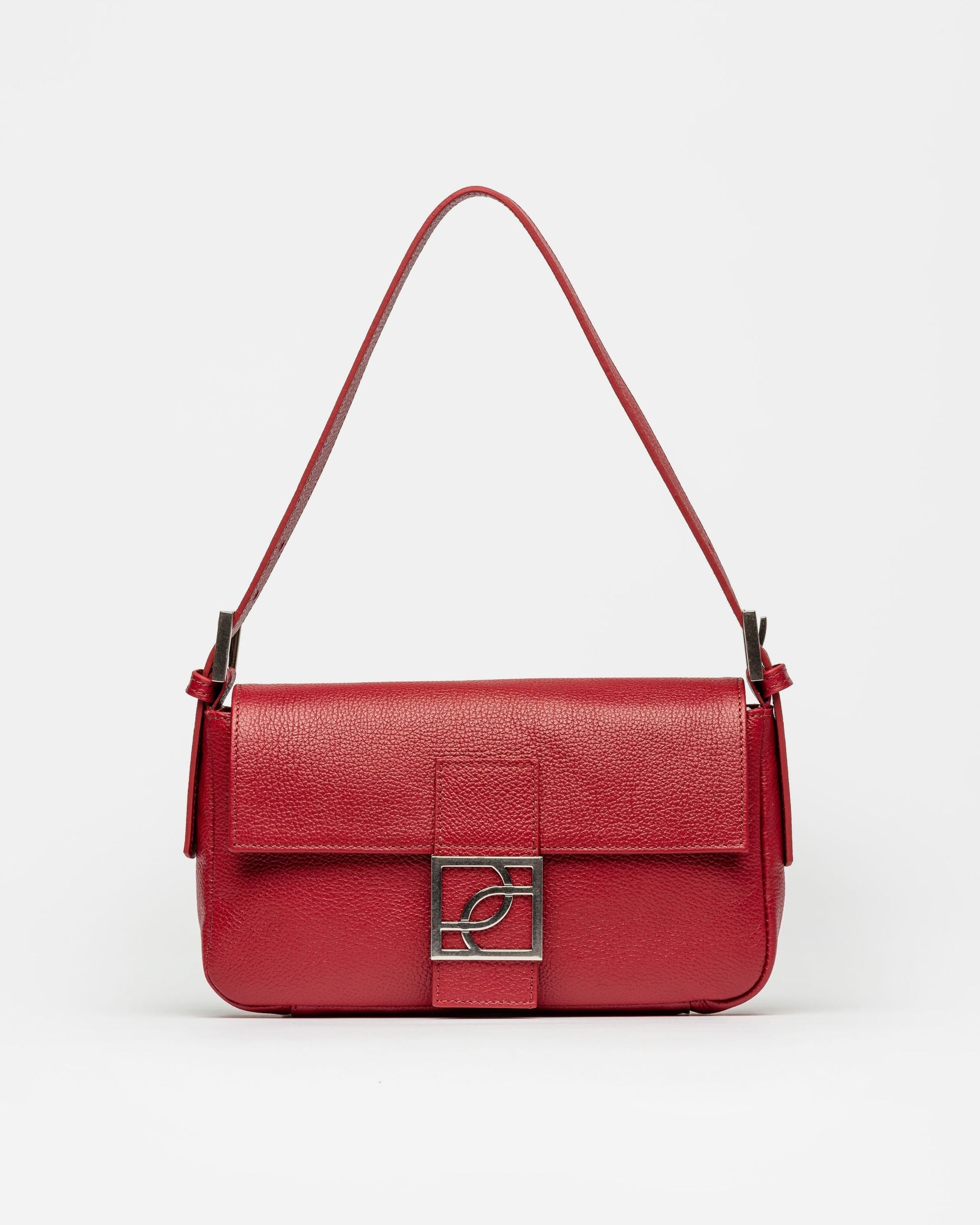 CARTERA AL HOMBRO NATURE EN CUERO GRANEADO