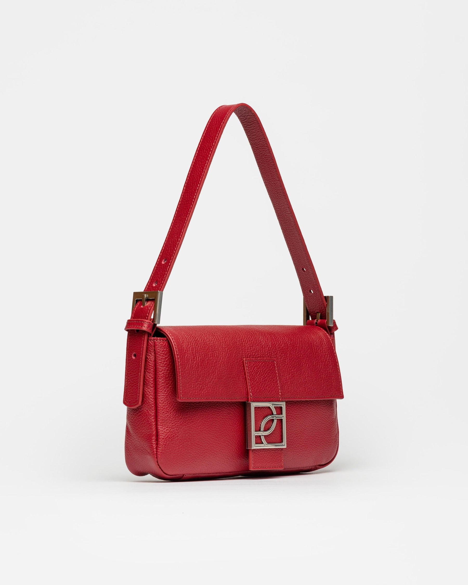 CARTERA AL HOMBRO NATURE EN CUERO GRANEADO