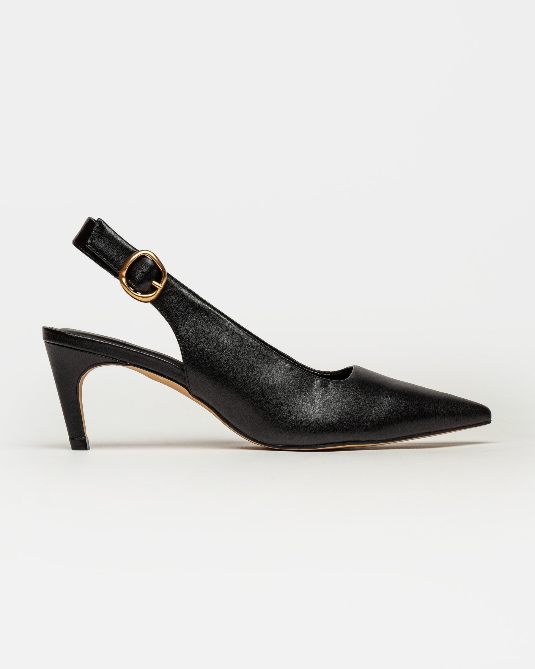 STILETTO CALCIO EN CUERO LISO