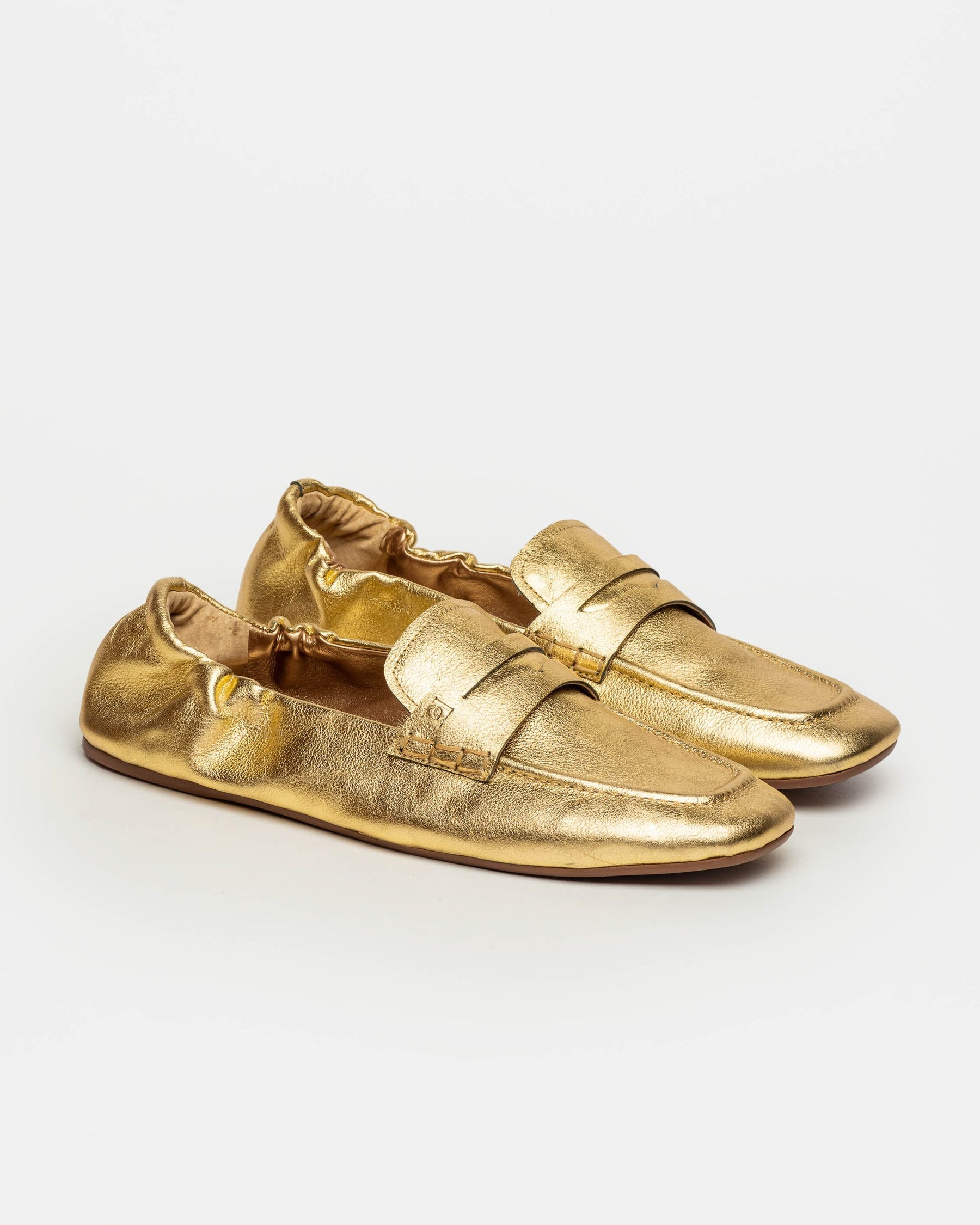 MOCASÍN SIRENA EN CUERO METALIZADO