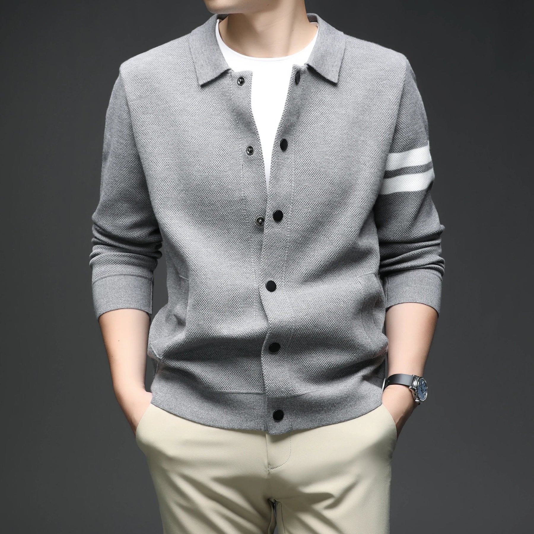 Vienna Striped Cardigan