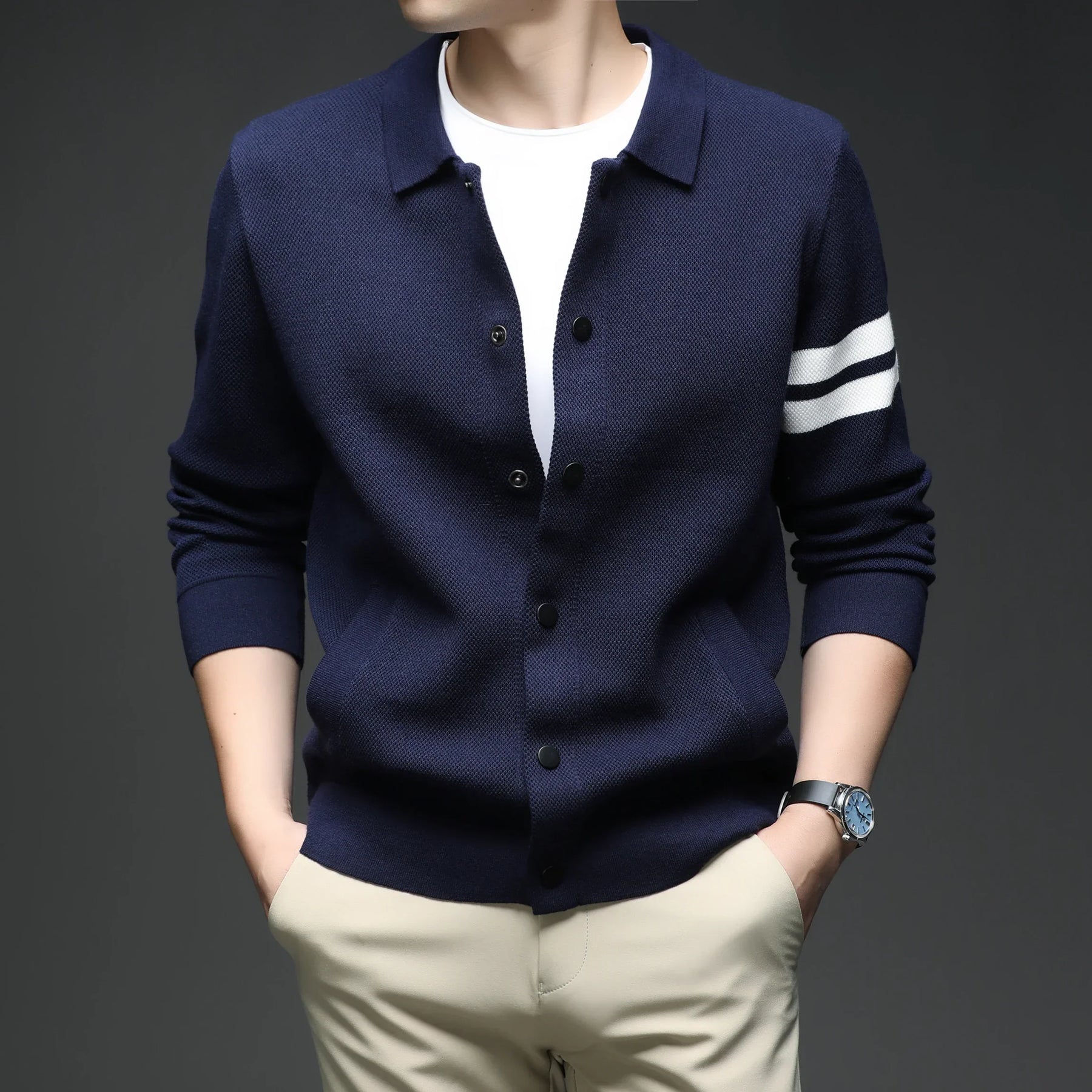 Vienna Striped Cardigan