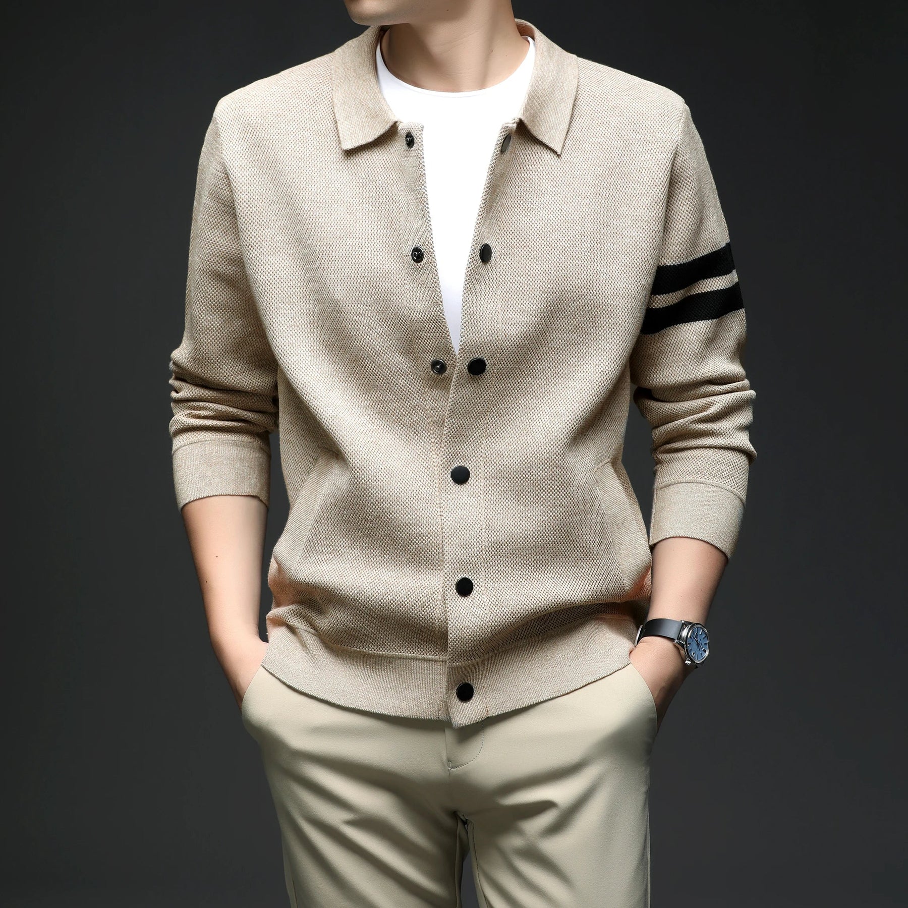 Vienna Striped Cardigan