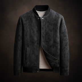 Valeron Suede Bomber Jacket