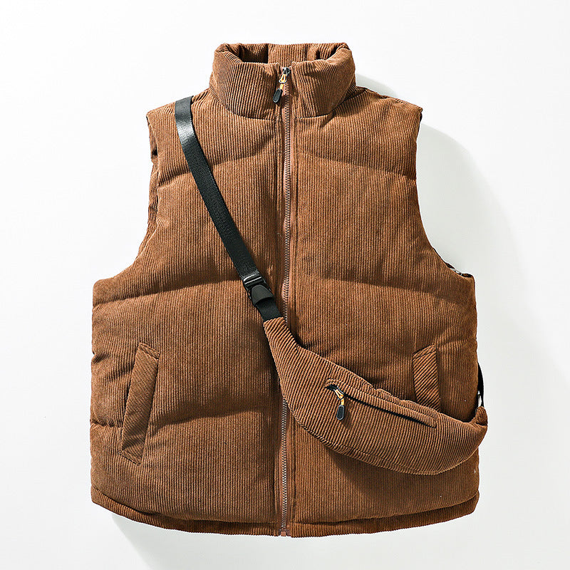 Auburn Cord Vest