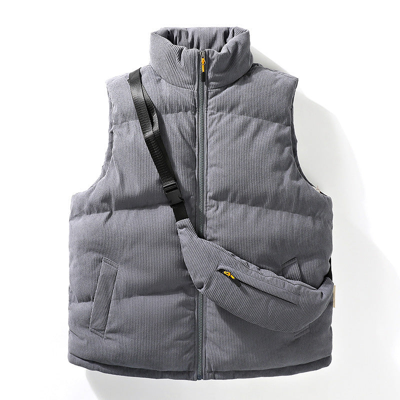 Auburn Cord Vest