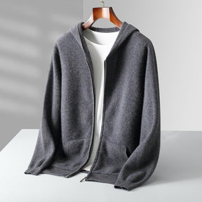 Zurich Cashmere Zip Hoodie