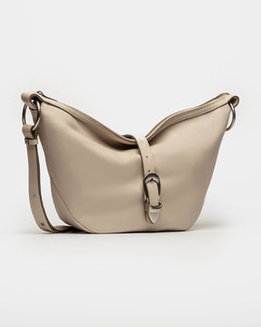 BOLSO BOOM EN CUERO LISO SATINADO
