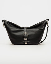BOLSO BOOM EN CUERO LISO SATINADO