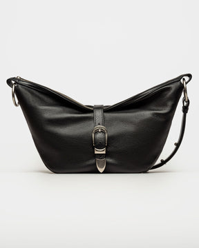 BOLSO BOOM EN CUERO LISO SATINADO