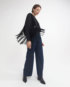 BOLSO AMAZON EN CUERO GAMUZA