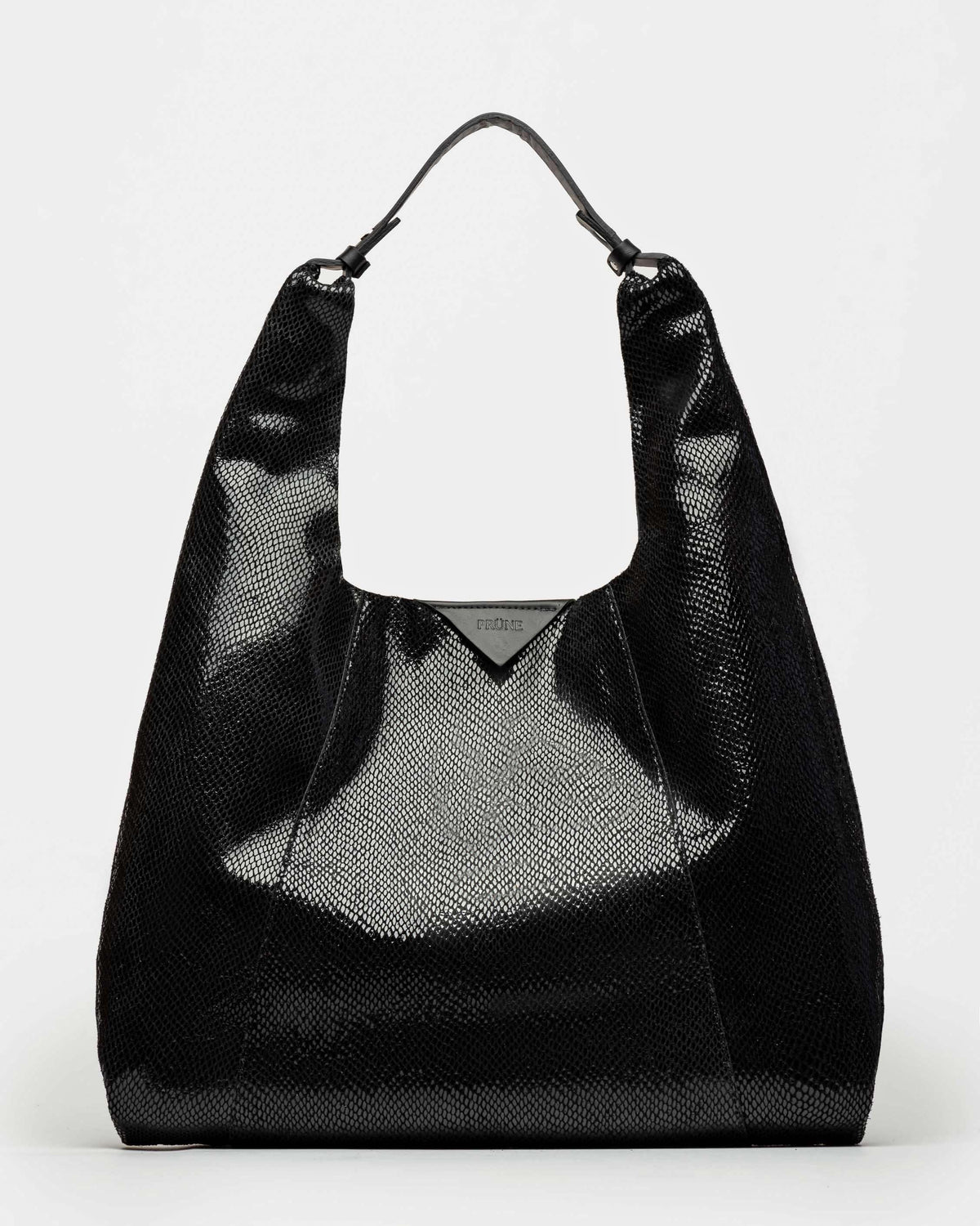 BOLSO THE CLUB EN CUERO GRABADO SNAKE