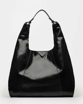BOLSO THE CLUB EN CUERO GRABADO SNAKE