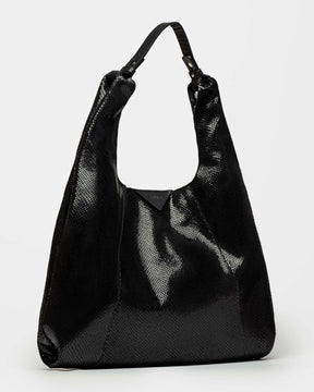 BOLSO THE CLUB EN CUERO GRABADO SNAKE