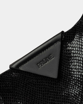 BOLSO THE CLUB EN CUERO GRABADO SNAKE