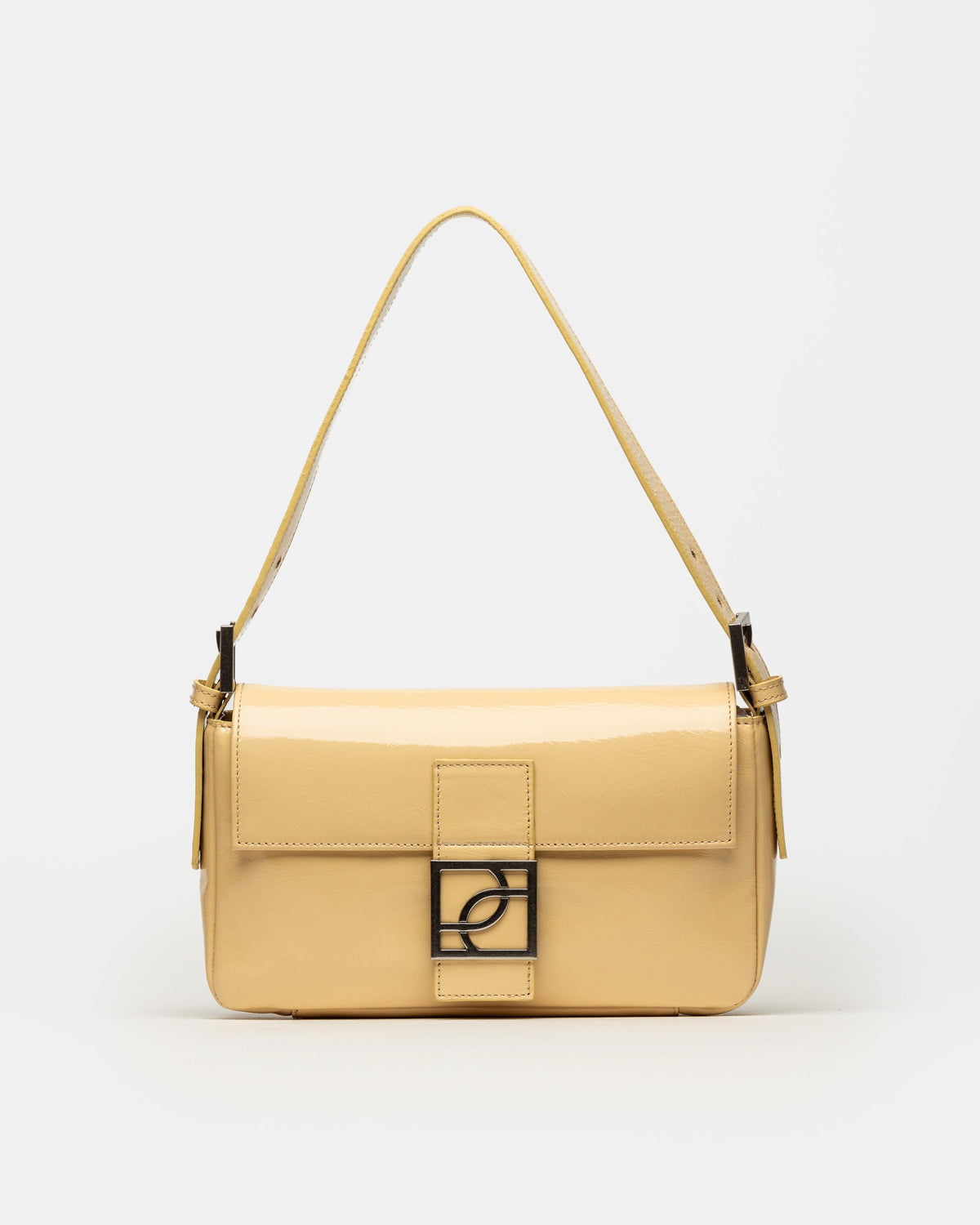CARTERA AL HOMBRO NATURE EN CUERO CHAROL