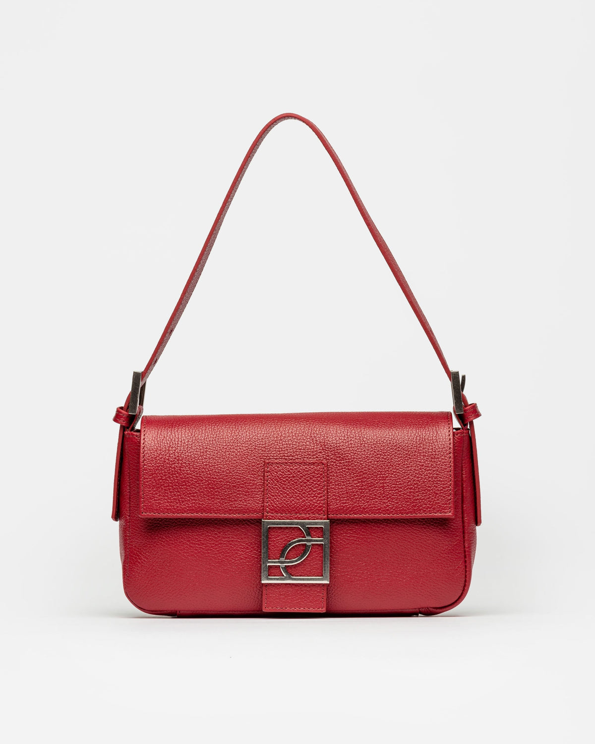 CARTERA AL HOMBRO NATURE EN CUERO GRANEADO