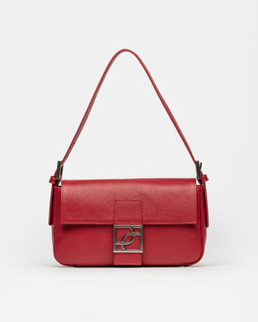 CARTERA AL HOMBRO NATURE EN CUERO GRANEADO