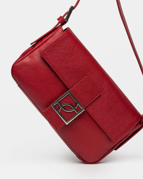 CARTERA AL HOMBRO NATURE EN CUERO GRANEADO