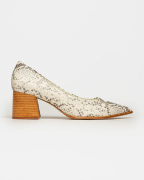 STILETTO LARA EN CUERO SNAKE PRINT