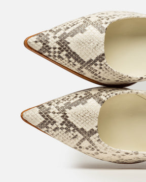STILETTO LARA EN CUERO SNAKE PRINT
