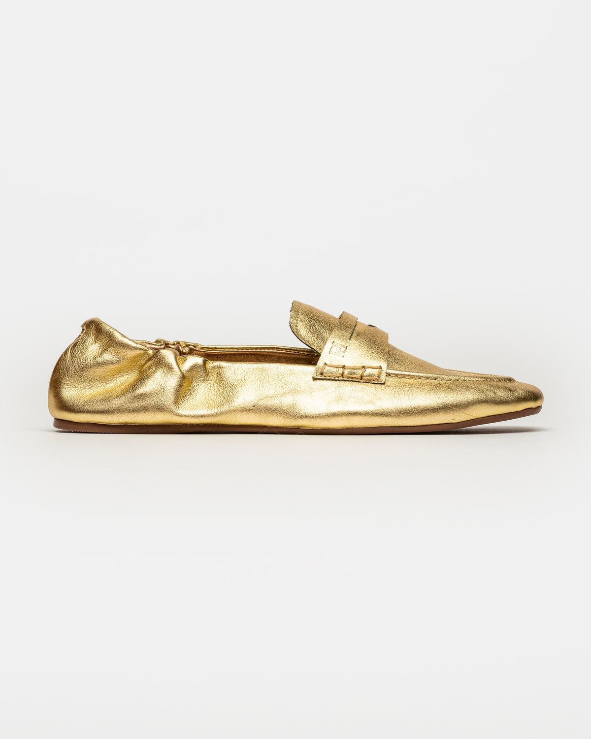 MOCASÍN SIRENA EN CUERO METALIZADO