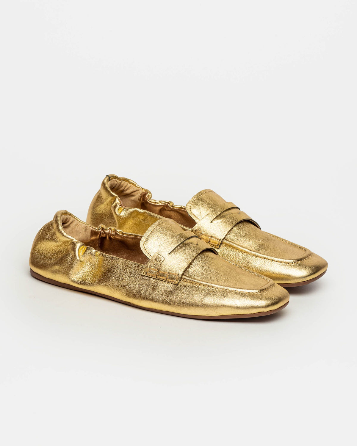 MOCASÍN SIRENA EN CUERO METALIZADO