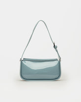 CARTERA AL HOMBRO LUV EN EFECTO CUERO CHAROL