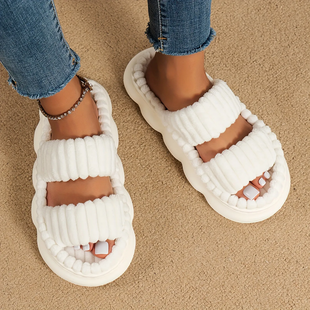 Bliss Corduroy Slippers
