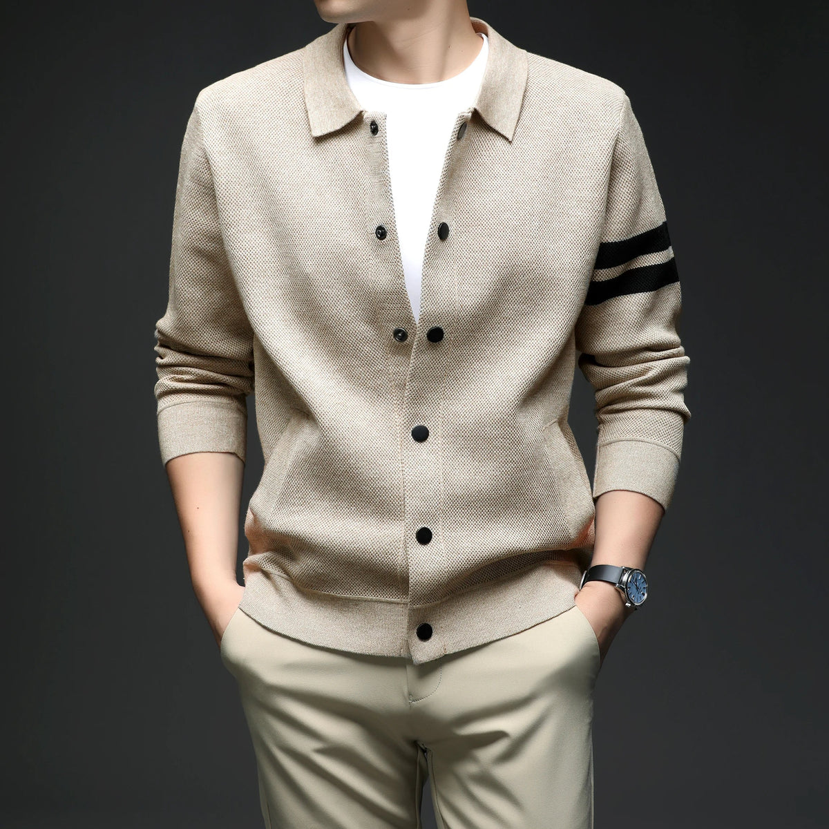 Vienna Striped Cardigan